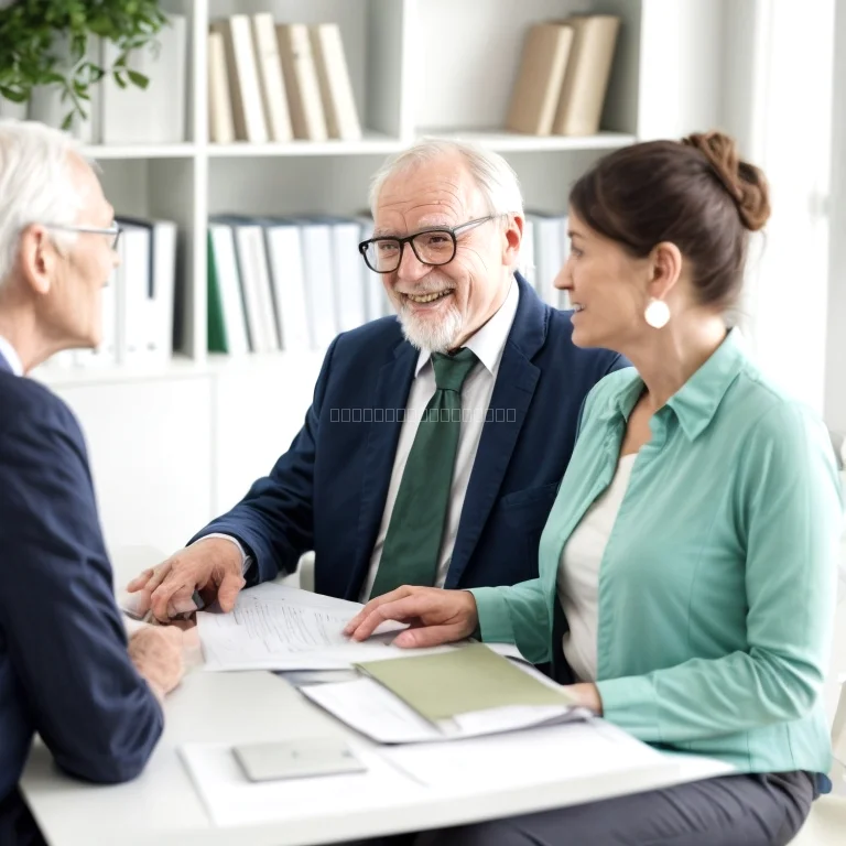 SeniorYLegal professional consultation scene